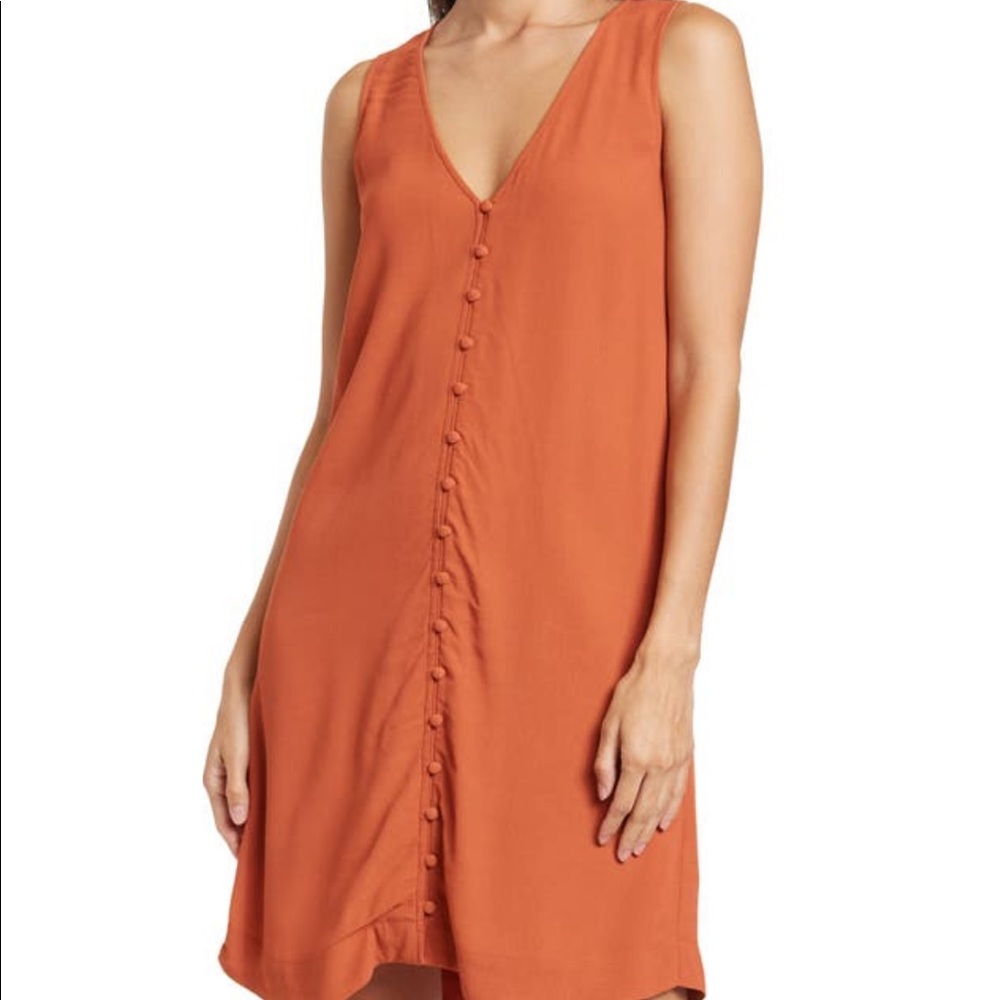 Madewell Heather Button Front Dress